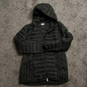 olive green levis puff jacket